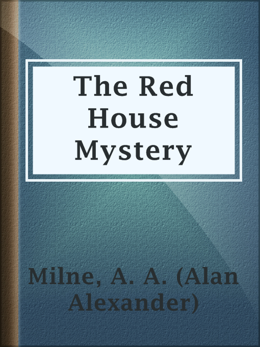 Cover image for The Red House Mystery